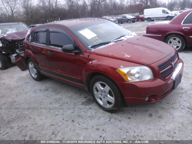 1B3HB48B78D764489 - 2008 DODGE CALIBER SXT ORANGE photo 1