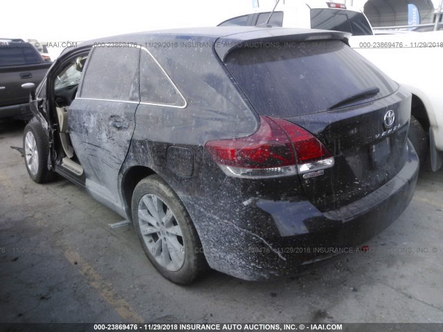 4T3ZA3BB5DU073936 - 2013 TOYOTA VENZA LE/XLE BLACK photo 3