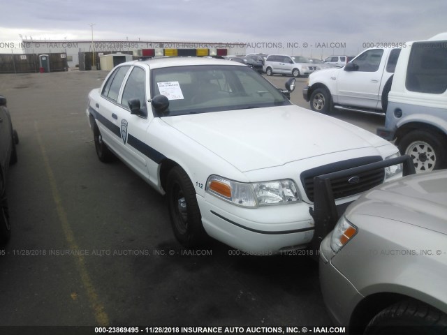 2FAFP71W5XX181521 - 1999 FORD CROWN VICTORIA POLICE INTERCEPTOR WHITE photo 1