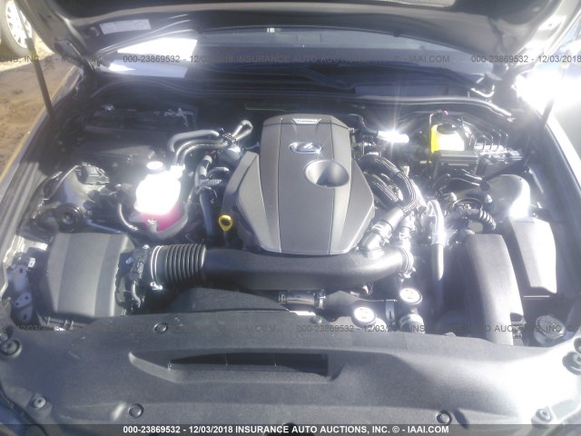 JTHBA1D28J5082361 - 2018 LEXUS IS 300 GRAY photo 10