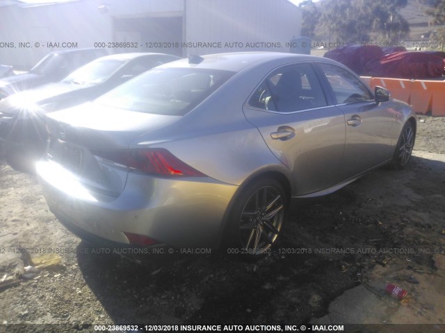 JTHBA1D28J5082361 - 2018 LEXUS IS 300 GRAY photo 4