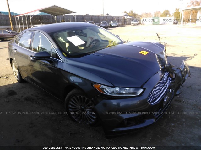 3FA6P0D98FR172452 - 2015 FORD FUSION TITANIUM GRAY photo 1