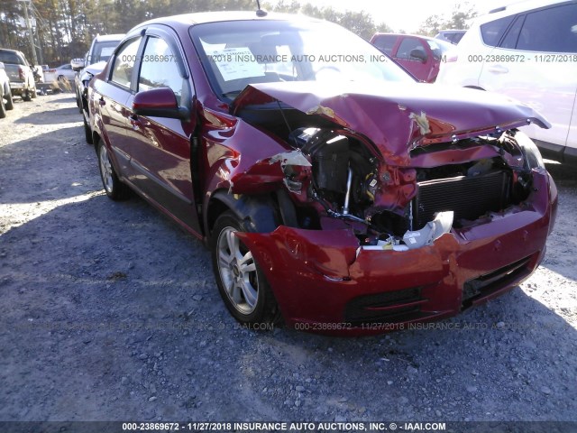 KL1TD5DE3AB073896 - 2010 CHEVROLET AVEO LS/LT BURGUNDY photo 1