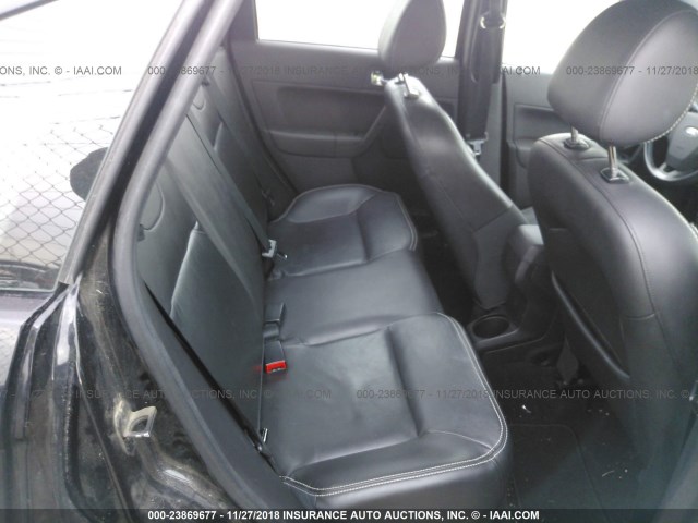 1FAHP35N48W124923 - 2008 FORD FOCUS SE/SEL/SES BLACK photo 8