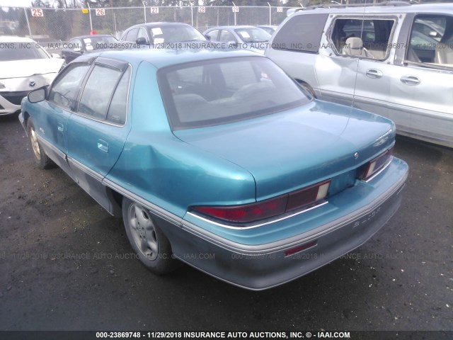 1G4NV55M5SC452796 - 1995 BUICK SKYLARK GRAN SPORT/CUSTOM/LIMITED TURQUOISE photo 3