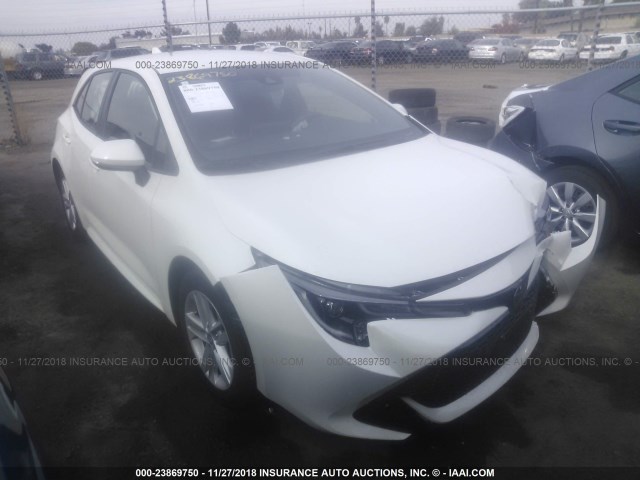 JTNK4RBE8K3008287 - 2019 TOYOTA COROLLA SE/XSE WHITE photo 1