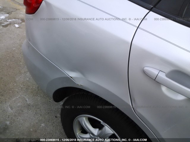 5NMSG73D08H156031 - 2008 HYUNDAI SANTA FE GLS SILVER photo 6