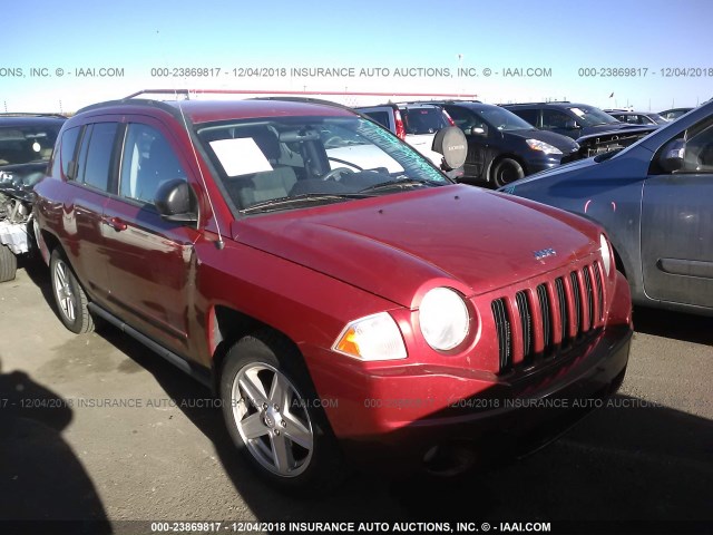 1J4NT4FBXAD578334 - 2010 JEEP COMPASS SPORT RED photo 1