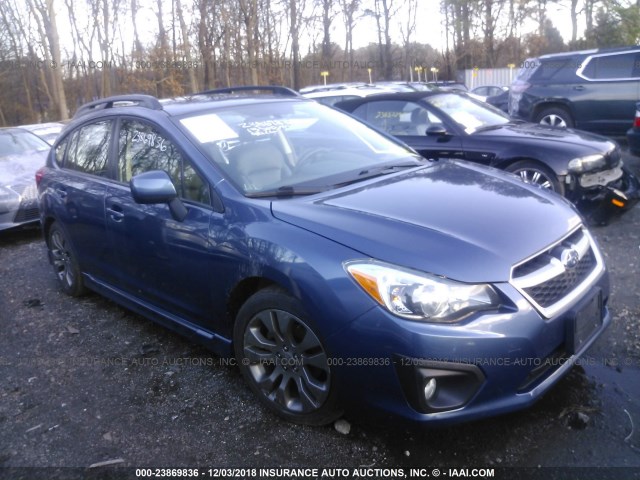 JF1GPAS61D2806057 - 2013 SUBARU IMPREZA SPORT LIMITED BLUE photo 1