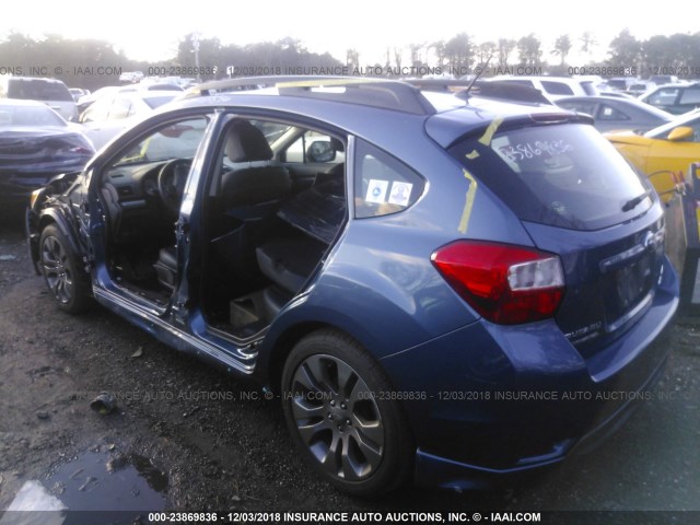 JF1GPAS61D2806057 - 2013 SUBARU IMPREZA SPORT LIMITED BLUE photo 3