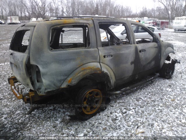 1D8HB38P87F553777 - 2007 DODGE DURANGO SXT MAROON photo 4