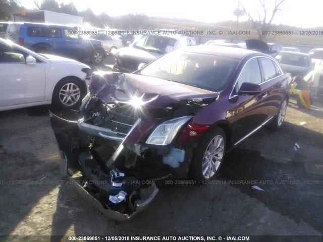 2G61M5S39G9139933 - 2016 CADILLAC XTS LUXURY COLLECTION MAROON photo 2