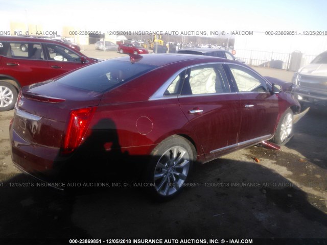 2G61M5S39G9139933 - 2016 CADILLAC XTS LUXURY COLLECTION MAROON photo 4