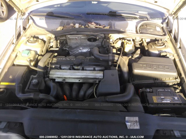 YV1LW5728V2314260 - 1997 VOLVO 850 T5 SILVER photo 10