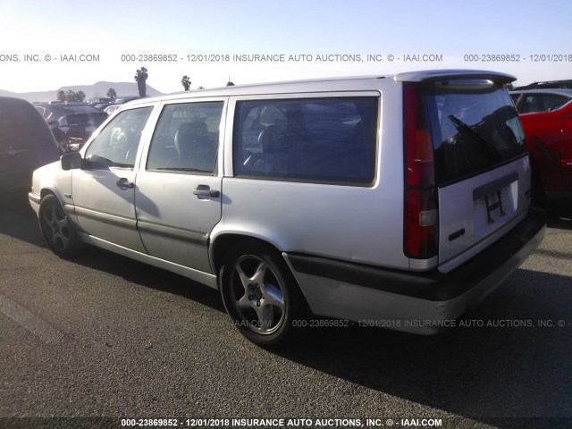 YV1LW5728V2314260 - 1997 VOLVO 850 T5 SILVER photo 3