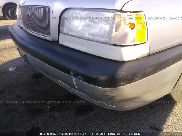 YV1LW5728V2314260 - 1997 VOLVO 850 T5 SILVER photo 6