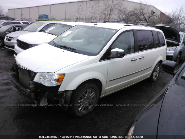 2A8HR64XX9R574412 - 2009 CHRYSLER TOWN & COUNTRY LIMITED WHITE photo 2