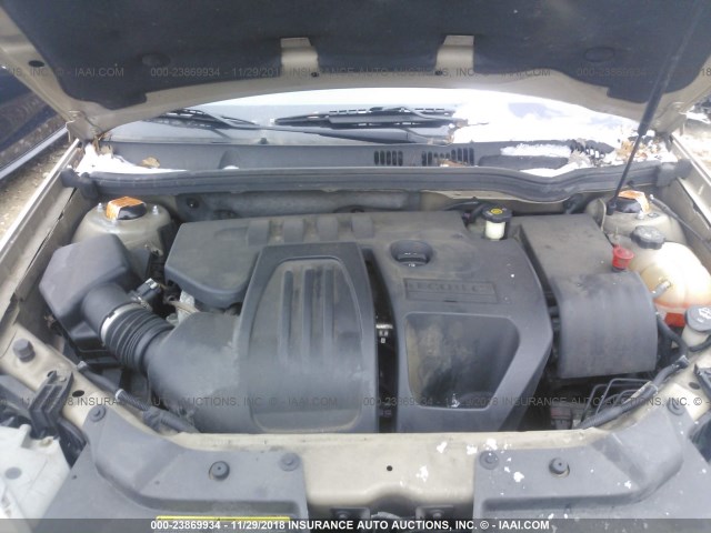 1G1AL58FX87258023 - 2008 CHEVROLET COBALT LT GOLD photo 10