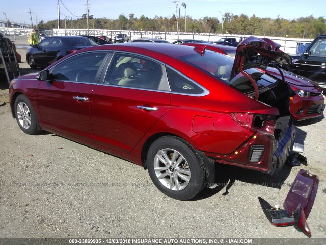 5NPE24AA0FH173012 - 2015 HYUNDAI SONATA ECO RED photo 3