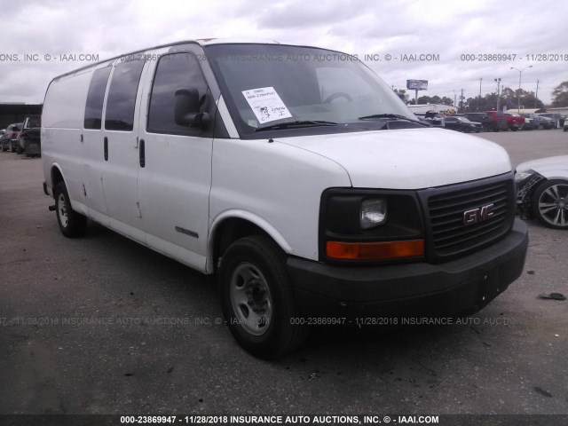 1GTGG29V951228732 - 2005 GMC SAVANA G2500 WHITE photo 1