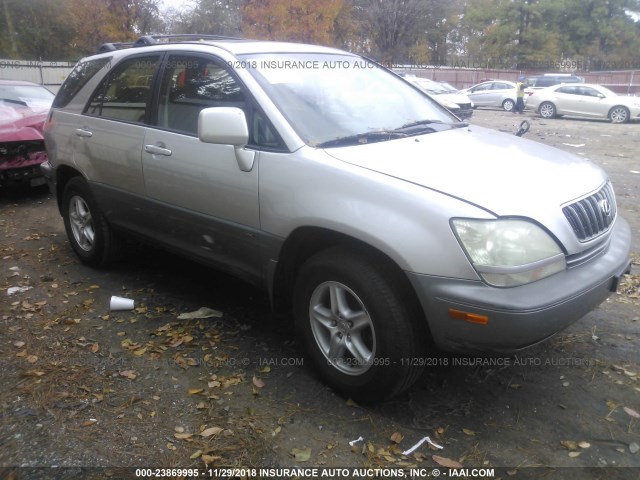 JTJGF10U020122220 - 2002 LEXUS RX 300 GRAY photo 1