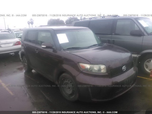 JTLKE50E381023530 - 2008 TOYOTA SCION XB Bənövşəyi foto 1