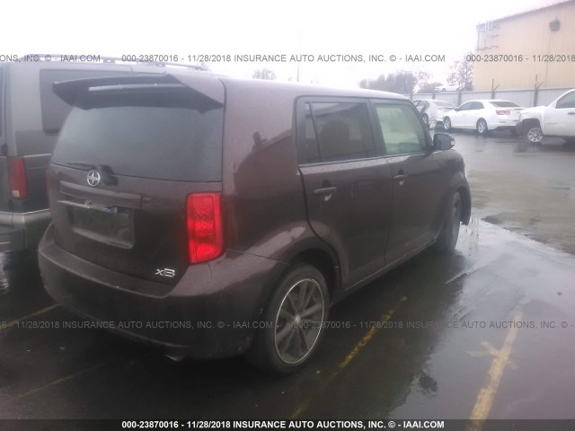 JTLKE50E381023530 - 2008 TOYOTA SCION XB Bənövşəyi foto 4