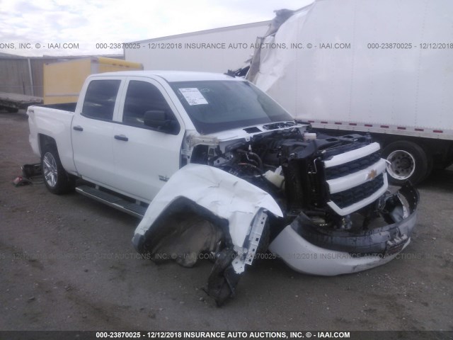 3GCUKPEC5JG349482 - 2018 CHEVROLET SILVERADO K1500 CUSTOM WHITE photo 1