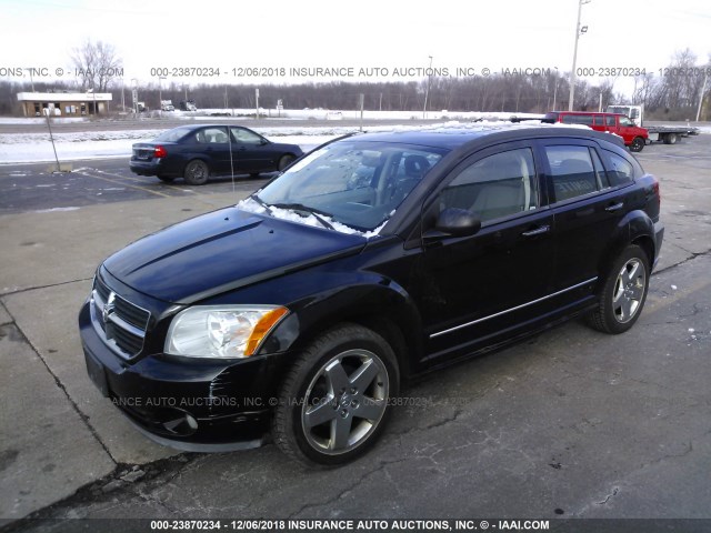 1B3HB78K27D324695 - 2007 DODGE CALIBER R/T BLACK photo 2