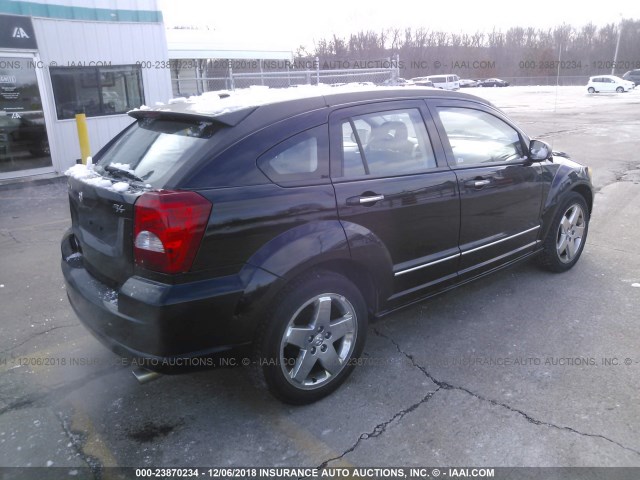 1B3HB78K27D324695 - 2007 DODGE CALIBER R/T BLACK photo 4