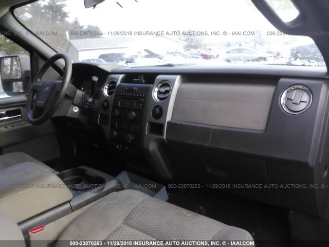 1FTVX1EV8AKB97999 - 2010 FORD F150 SUPER CAB WHITE photo 5