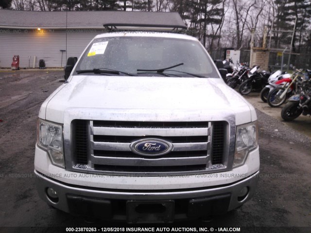 1FTVX1EV8AKB97999 - 2010 FORD F150 SUPER CAB WHITE photo 6