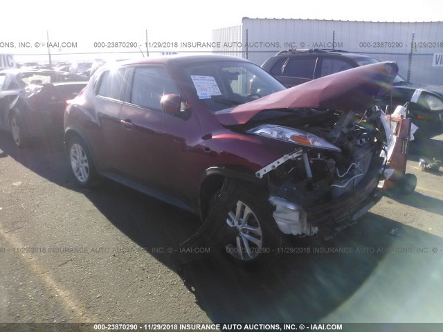 JN8AF5MV0DT218082 - 2013 NISSAN JUKE S/SV/SL RED photo 1