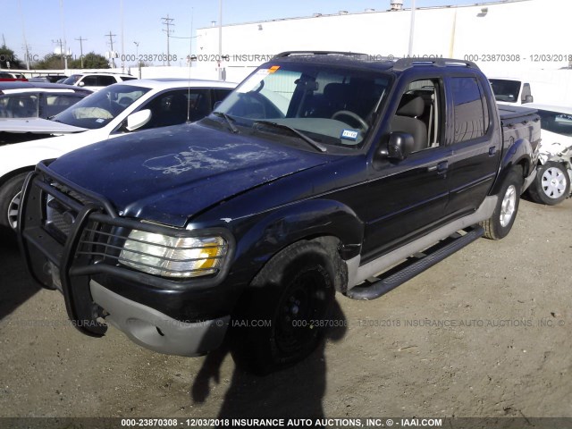 1FMZU67E43UA18526 - 2003 FORD EXPLORER SPORT TR  BLUE photo 2