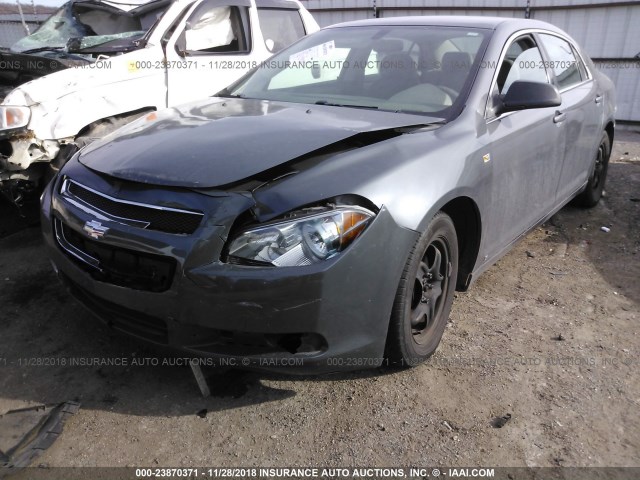 1G1ZG57BX8F199471 - 2008 CHEVROLET MALIBU LS 灰色 照片 2