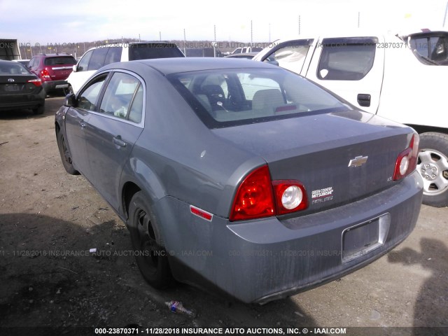 1G1ZG57BX8F199471 - 2008 CHEVROLET MALIBU LS 灰色 照片 3