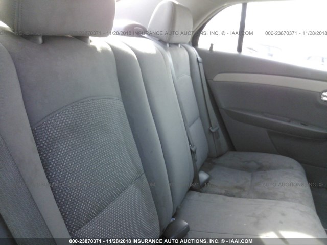 1G1ZG57BX8F199471 - 2008 CHEVROLET MALIBU LS 灰色 照片 8