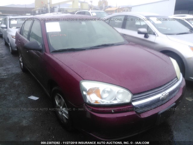 1G1ZT54865F181579 - 2005 CHEVROLET MALIBU LS RED photo 6