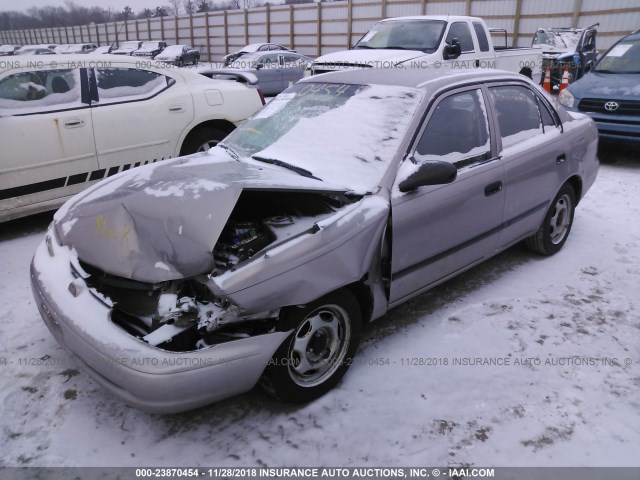 1Y1SK5289WZ412842 - 1998 CHEVROLET GEO PRIZM LSI TAN photo 2