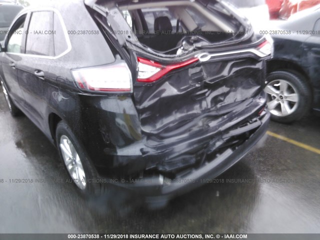 2FMTK3J82FBB34234 - 2015 FORD EDGE SEL BLACK photo 6