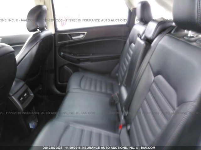 2FMTK3J82FBB34234 - 2015 FORD EDGE SEL BLACK photo 8