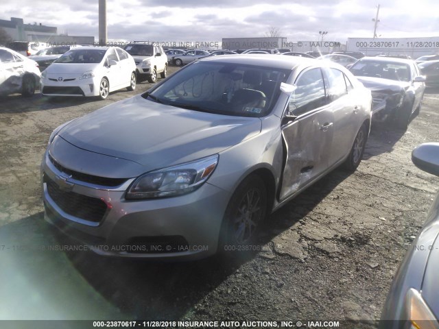 1G11A5SL2EF213244 - 2014 CHEVROLET MALIBU LS Qəhvəyi foto 2