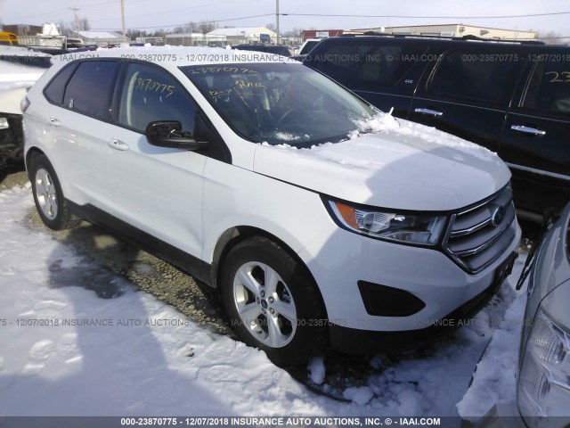 2FMPK4G94HBC16069 - 2017 FORD EDGE SE WHITE photo 1