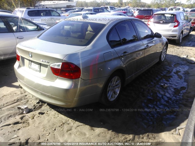 WBAVA335X7KX76935 - 2007 BMW 328 I TAN photo 4