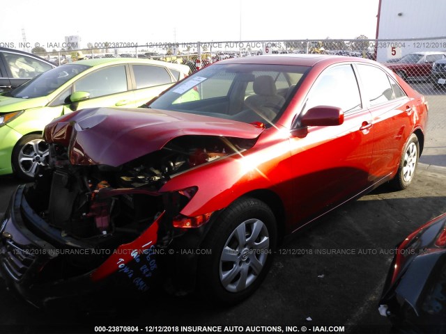 4T4BF3EK6AR039688 - 2010 TOYOTA CAMRY SE/LE/XLE RED photo 2