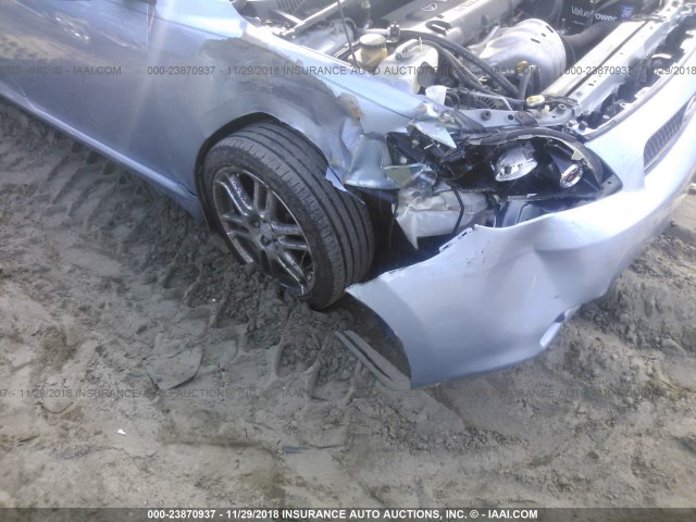 JTKDE167480226771 - 2008 TOYOTA SCION TC 浅蓝色 照片 6