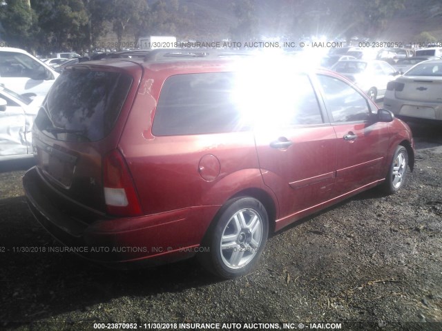 1FAHP36311W227591 - 2001 FORD FOCUS SE/SE COMFORT RED photo 4