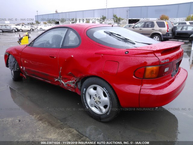 JT2ST85N4L0021255 - 1990 TOYOTA CELICA GT-S RED photo 3