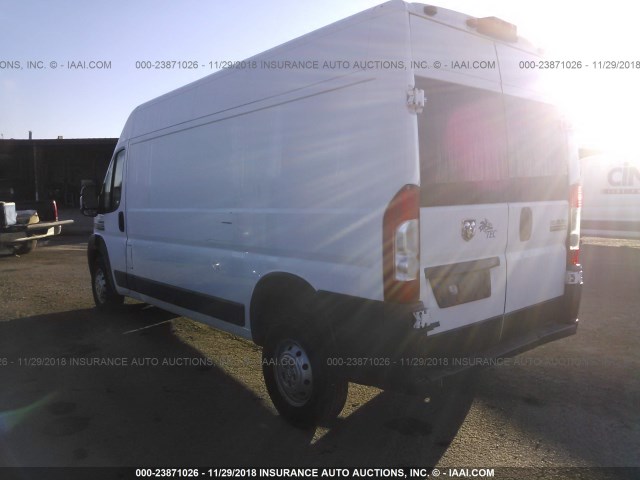 3C6TRVDGXJE106012 - 2018 RAM PROMASTER 2500 2500 HIGH WHITE photo 3