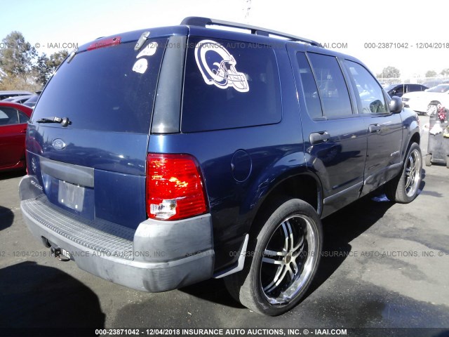 1FMZU62KX4ZA58692 - 2004 FORD EXPLORER XLS/XLS SPORT BLUE photo 4